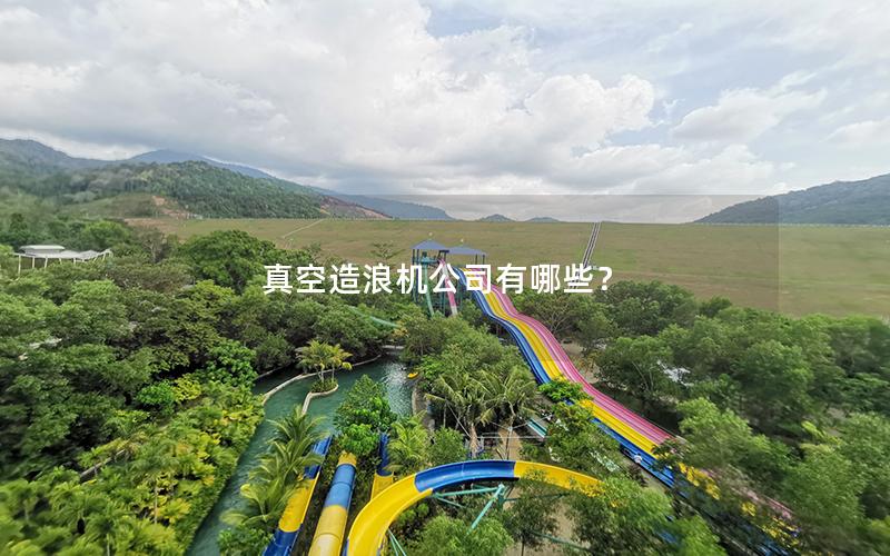 真空造浪機公司有哪些？